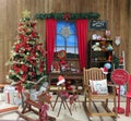 Santas workshop Royalty Free Stock Photo