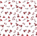 Christmas background, seamless tiling, great choice for wrapping paper pattern Royalty Free Stock Photo