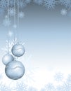 Christmas background in silver Royalty Free Stock Photo