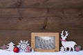 Christmas Background Snow Frame Merry Xmas Royalty Free Stock Photo