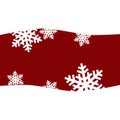 Christmas background with snowflakes Royalty Free Stock Photo