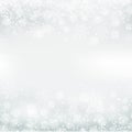 Christmas Background with Snowflakes Royalty Free Stock Photo