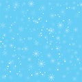 Christmas background of snowflakes. For posters, postcards, greeting for holiday, party, celebration, new year.