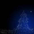 Christmas background : Star of Bethlehem Royalty Free Stock Photo