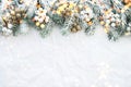 Christmas and New Year holiday background. Xmas greeting card. Winter holidays. Royalty Free Stock Photo