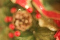 Blurred background for Christmas, bokeh