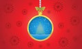 Christmas Ball background vector