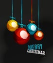 Christmas ball, bauble, New Year Concept Royalty Free Stock Photo