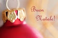 Christmas Ball with Buon Natale