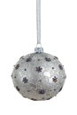 Christmas ball with clipping path Royalty Free Stock Photo