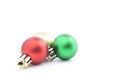 Christmas Ball Decoration.Holiday Decoration lsolated on White B