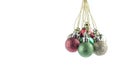 Christmas Ball Decoration.Holiday Decoration lsolated on White B