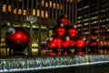Christmas ball ornaments in Manhattan, NYC