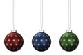 CHRISTMAS BALL SET 14 Royalty Free Stock Photo