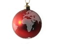 Christmas Ball - World Globe Europe And Africa