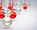 Christmas Balls Abstract Background Royalty Free Stock Photo