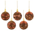 Christmas Balls Decoration, New Year Hanging Ball, Xmas Decor Royalty Free Stock Photo