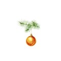 Christmas balls, new year decoration Royalty Free Stock Photo