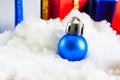 Christmas balls ,objects for emblazon in Christmas ,selective focus Royalty Free Stock Photo