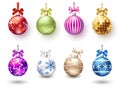 Christmas balls set Royalty Free Stock Photo