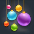 Christmas balls set