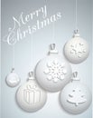 Christmas bals background Royalty Free Stock Photo