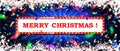 Christmas banner. Background Xmas design Royalty Free Stock Photo