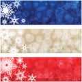 Christmas Banners Royalty Free Stock Photo