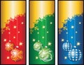 Christmas banners.cdr Royalty Free Stock Photo