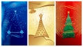 Christmas banners, cdr vector