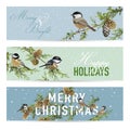 Christmas Banners, Labels, Tags