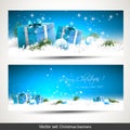 Christmas banners Royalty Free Stock Photo