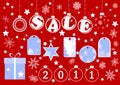 Christmas banners. vector. Royalty Free Stock Photo