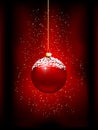 Christmas bauble background