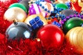 Christmas bauble background