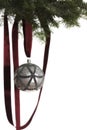 Christmas bauble composition