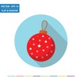 Christmas - bauble decoration flat icon