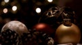 Christmas bauble on a table