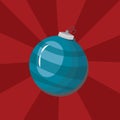 christmas bauble. Vector illustration decorative design Royalty Free Stock Photo