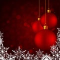 Christmas baubles Royalty Free Stock Photo