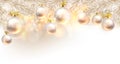 Christmas Baubles Background Royalty Free Stock Photo