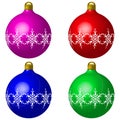 Christmas Baubles Royalty Free Stock Photo