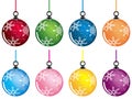 Christmas Baubles, Vector
