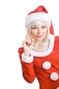 Christmas beauty Santa Claus Royalty Free Stock Photo