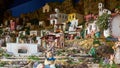 Christmas Belen - Statuette of people and houses