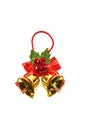 Christmas bells on white background, Christmas toys, christmas, new year. Royalty Free Stock Photo