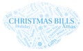 Christmas Bills word cloud