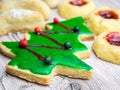 Christmas Biscuits Christmas Tree x mas Royalty Free Stock Photo