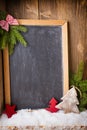 Christmas blackboard.