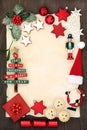 Christmas Blank Letter or Invitation